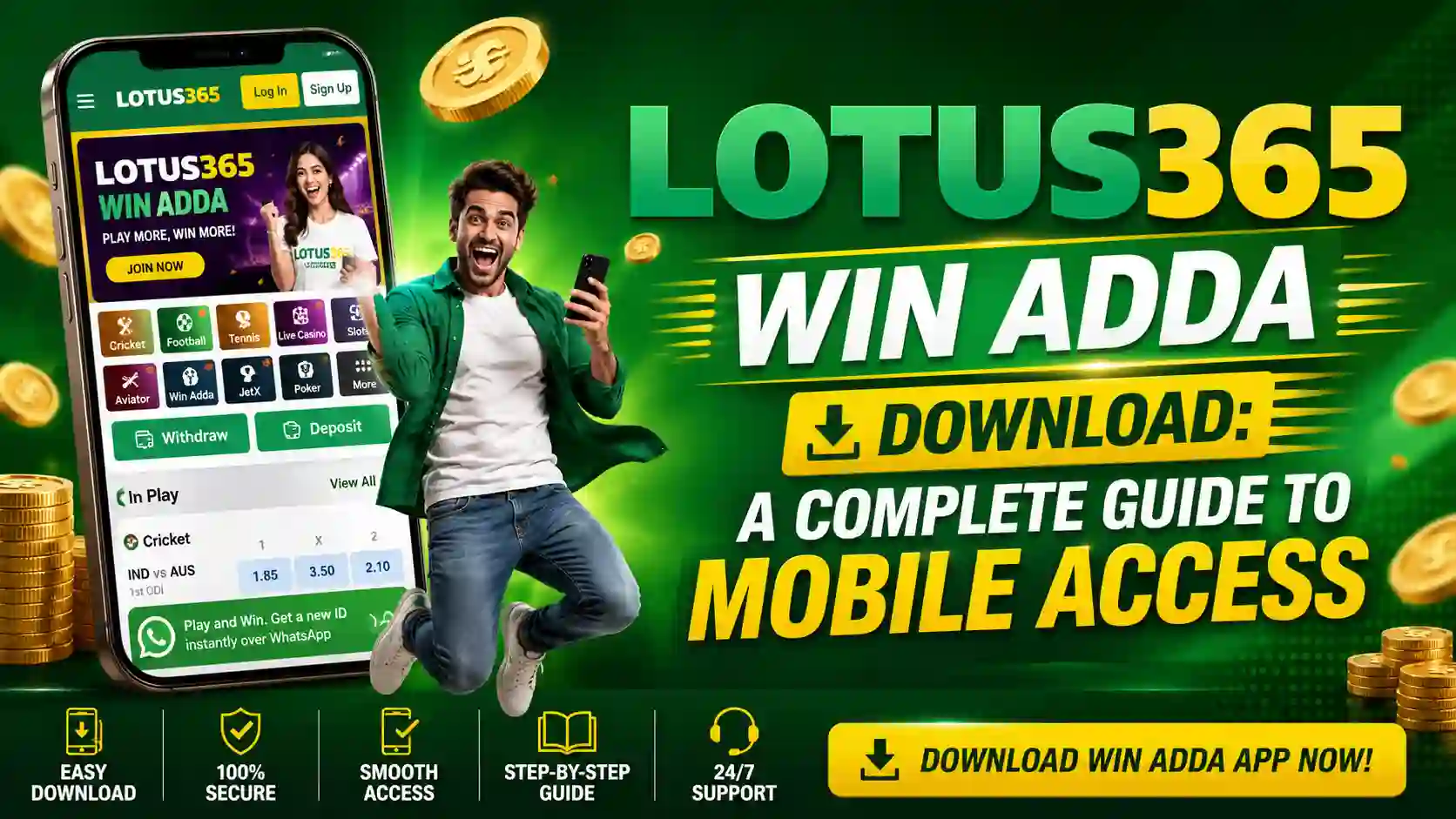 You are currently viewing Lotus365 Win Adda Download: A Complete Guide to Mobile Access
